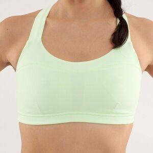 Lululemon Run Hook me up bra Faded zap